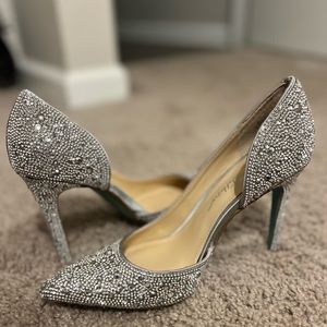 Blue by Betsey Johnson Sequin pump heels! Size 6.5. Worn twice.